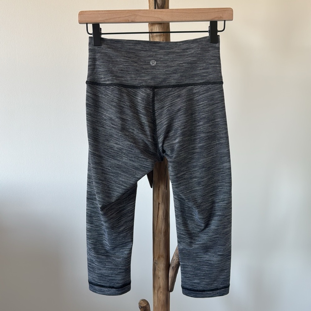 Lululemon Wunder Under Hi-Rise 1/2 Tight (Luxtreme 15”) Wee Are From Space Blk 6 - Picture 8 of 12